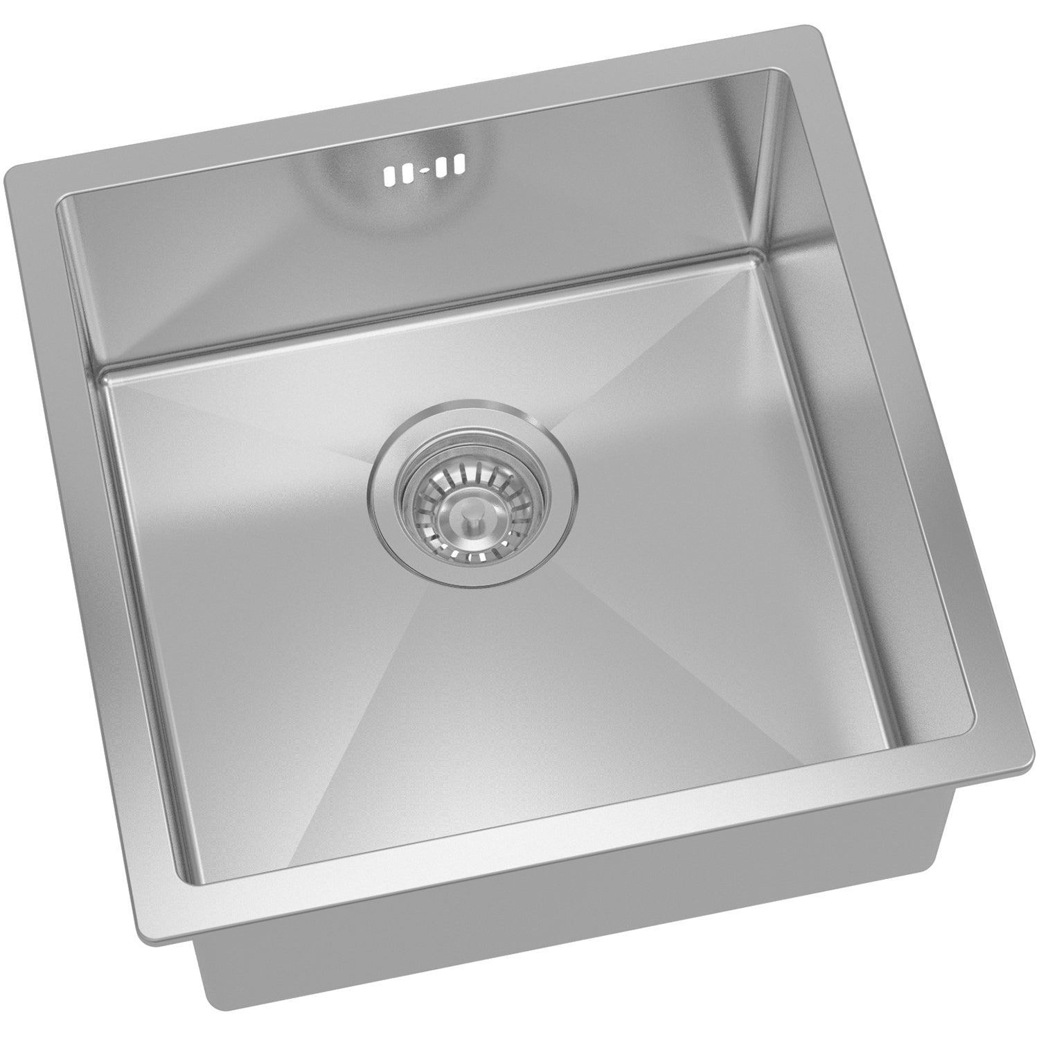 Undermount Single Basin Sink Stainless Steel 530x400x200mm CHMS5845