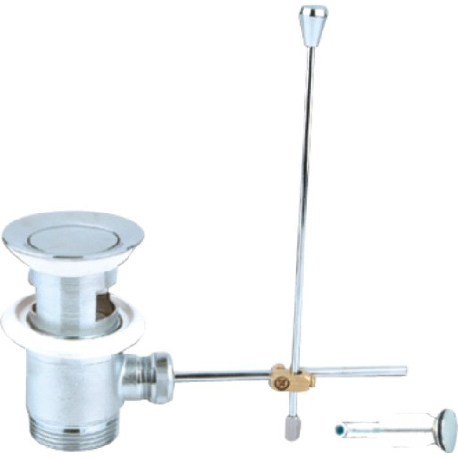 Basin Sink Pop Up Waste Mechanism Zinc 220001ZINC