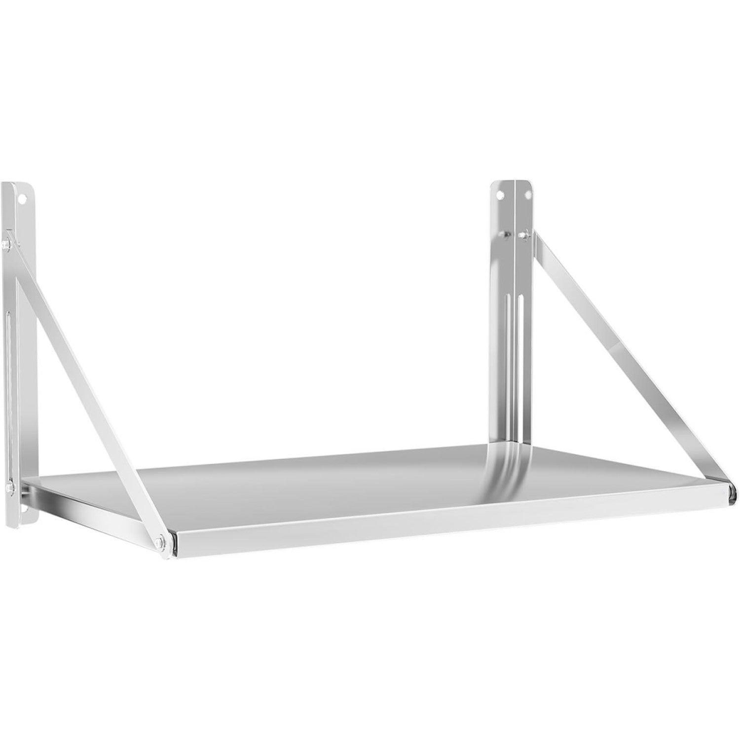 Board Style Foldable Wall Shelf Stainless Steel 1000x450mm 330907