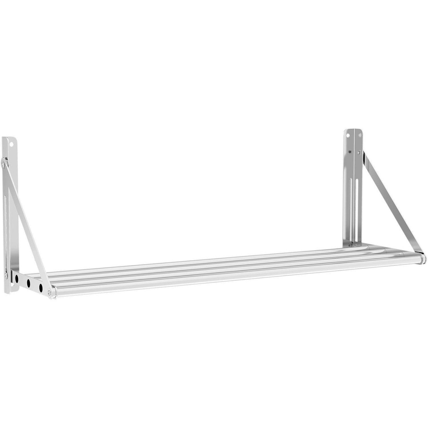 Tube Style Foldable Wall Shelf Stainless Steel 1200mm 331008