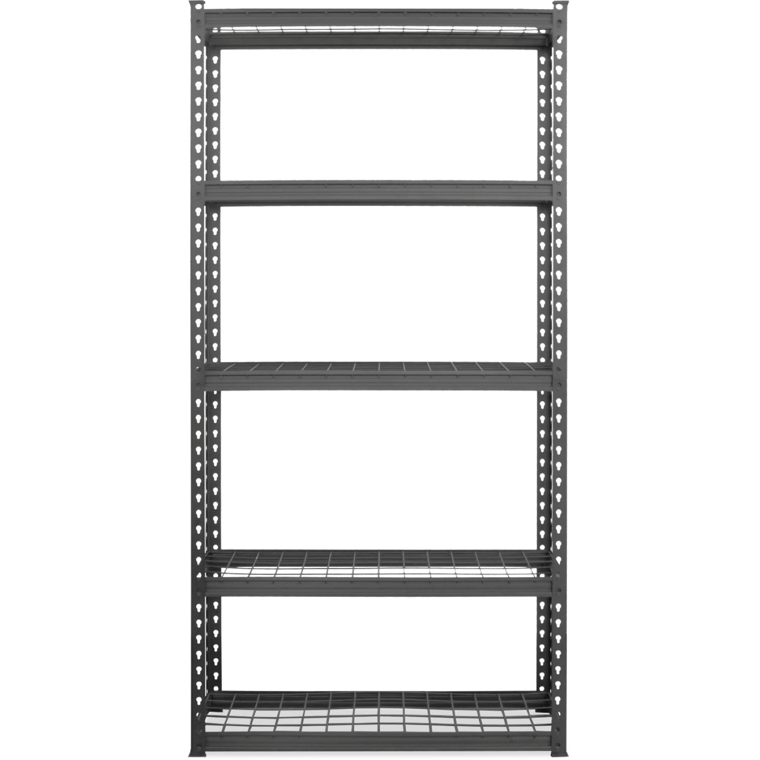 Commercial Boltless Wire Shelving Unit 5 Tier 120kg 900x300x1830mm Black 5TMWS903018
