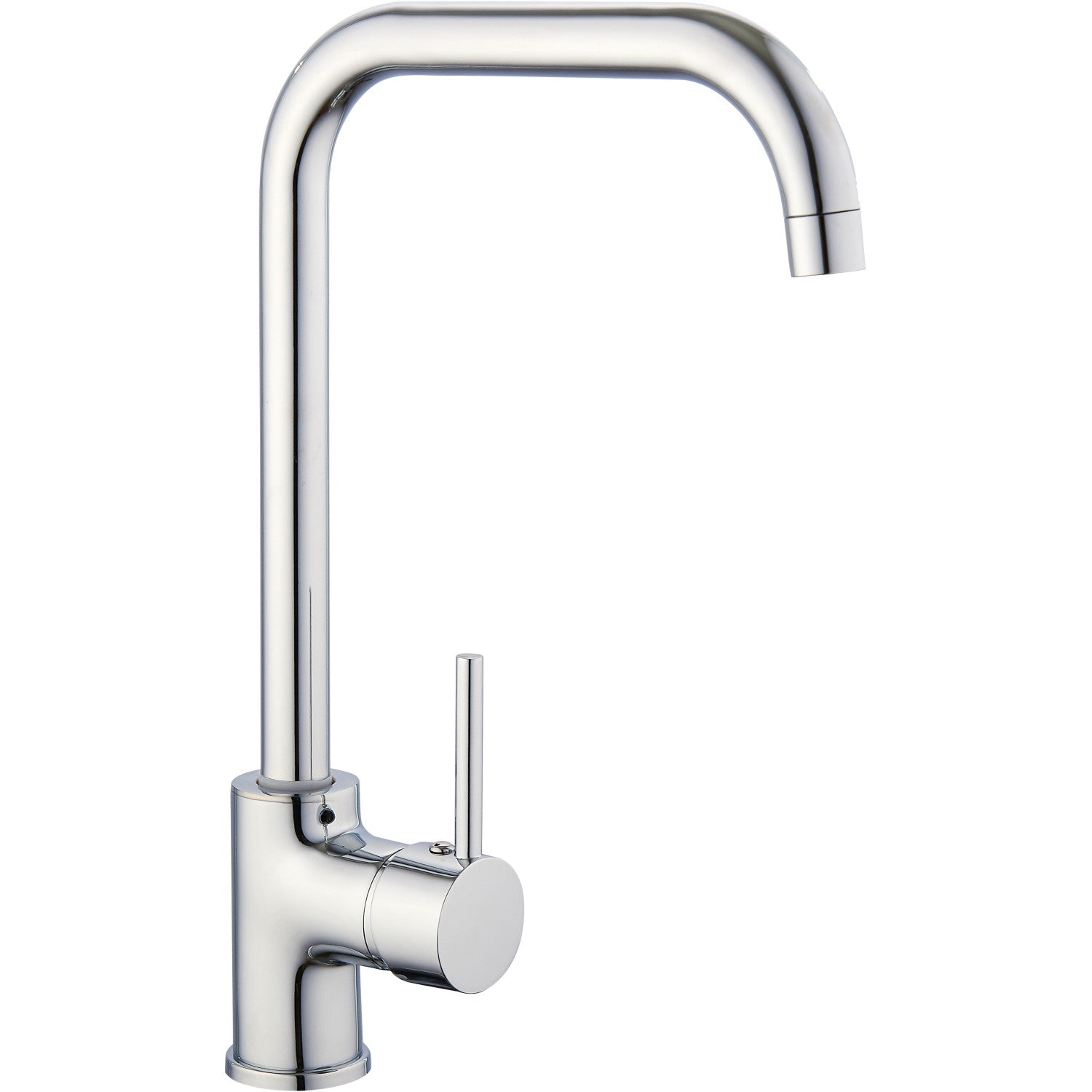 Basin Mixer Tap with Stainless Steel Spout Single Lever Chrome 70000058