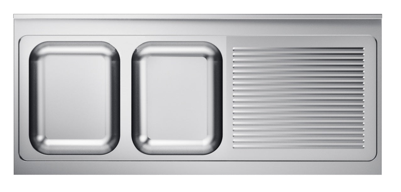 CombiSteel 700 SINK UNIT TABLETOP 2 LEFT 1600