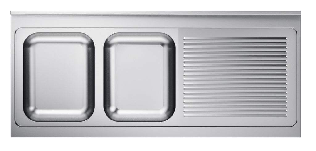 CombiSteel 600 SINK UNIT TABLETOP 2 LEFT 2000