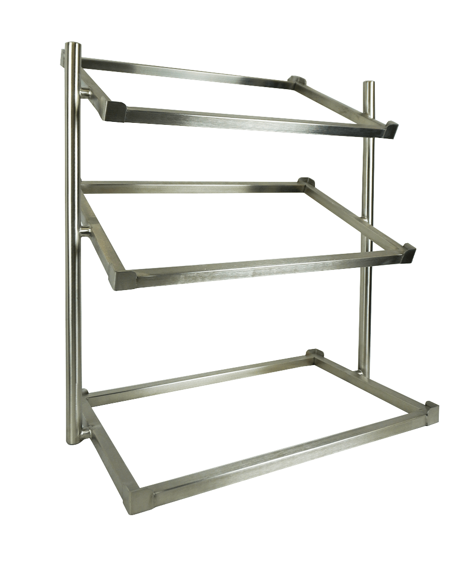 CombiSteel BREAD BASKETS ETAGERE 3 HIGH WIDE MODEL  INCL. BASKETS