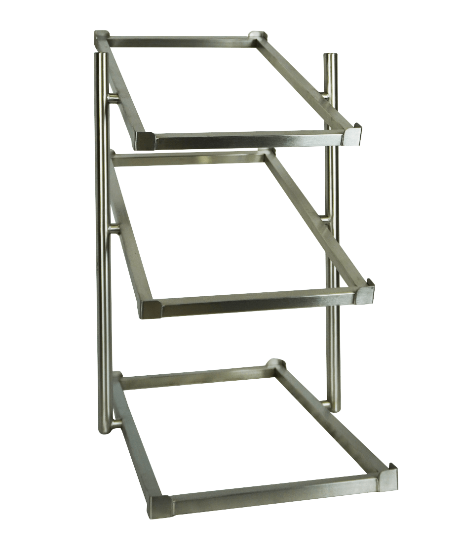 CombiSteel BREAD BASKETS ETAGERE 3 HIGH NARROW MODEL  INCL. BASKETS