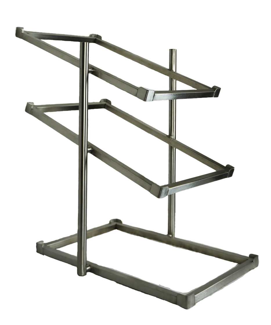 CombiSteel BREAD BASKETS ETAGERE 3 HIGH NARROW MODEL  INCL. BASKETS