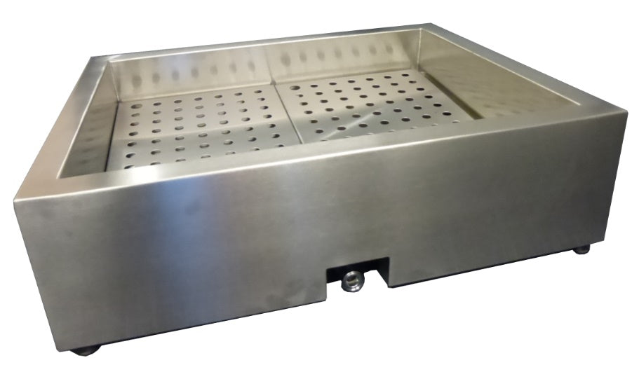 CombiSteel CRUSHED ICE BIN INCLINE 1/1 GN AISI 304  DRAIN ON THE OPERATING SIDE