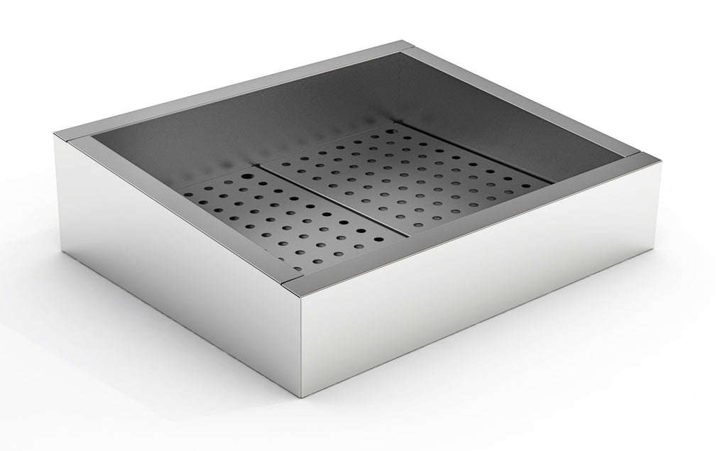 CombiSteel CRUSHED ICE BIN INCLINE 2/1 GN AISI 304  DRAIN ON THE OPERATING SIDE