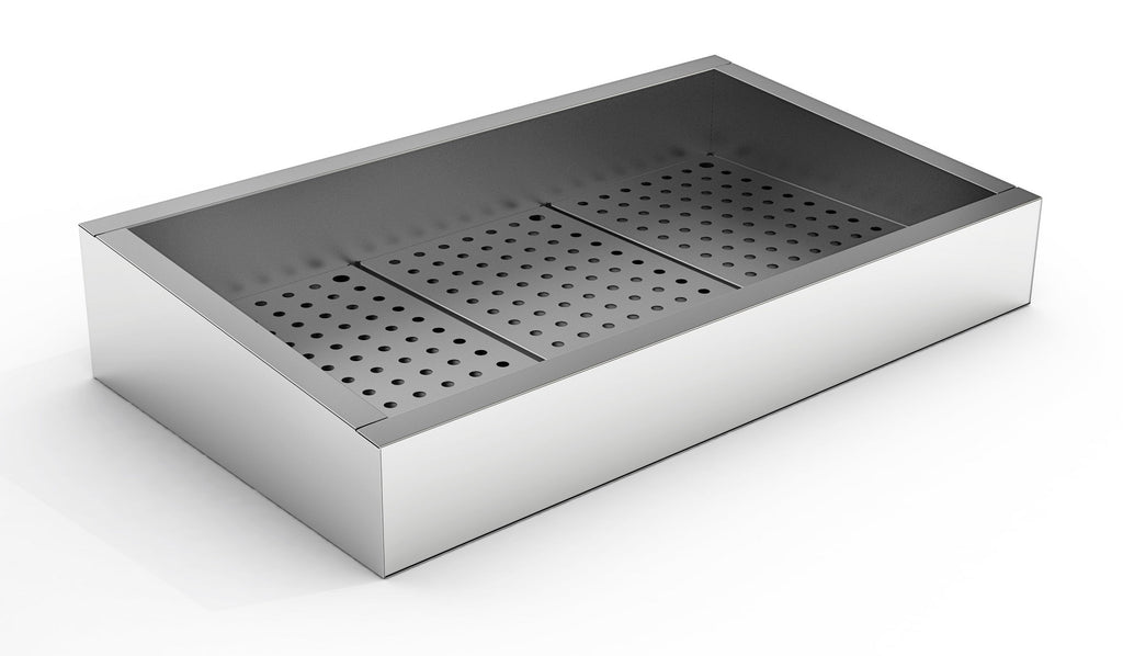 CombiSteel CRUSHED ICE BIN INCLINE 3/1 GN AISI 304  DRAIN ON THE OPERATING SIDE