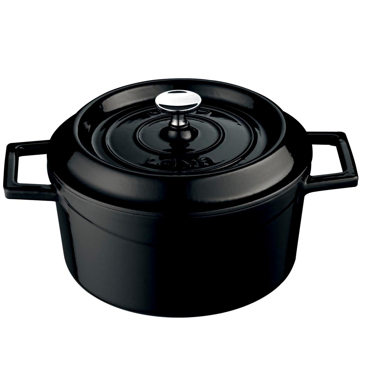 CombiSteel LAVA CAST IRON CASSEROLE Ø32 BLACK – commercial catering equipment