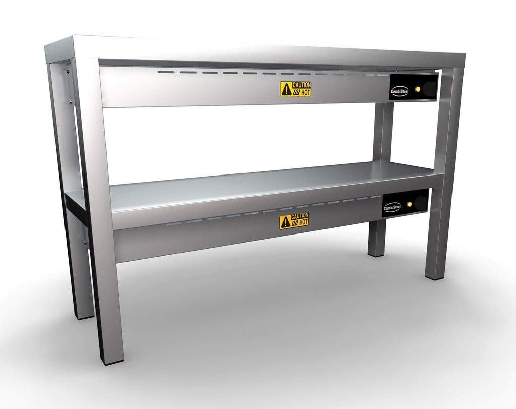 CombiSteel OVERSHELF CERAMIC HEATED 2 LEVELS 1000  6 HEATERS OF 250W