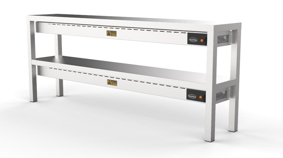 CombiSteel OVERSHELF CERAMIC HEATED 2 LEVELS 1600  8 HEATERS OF 250W