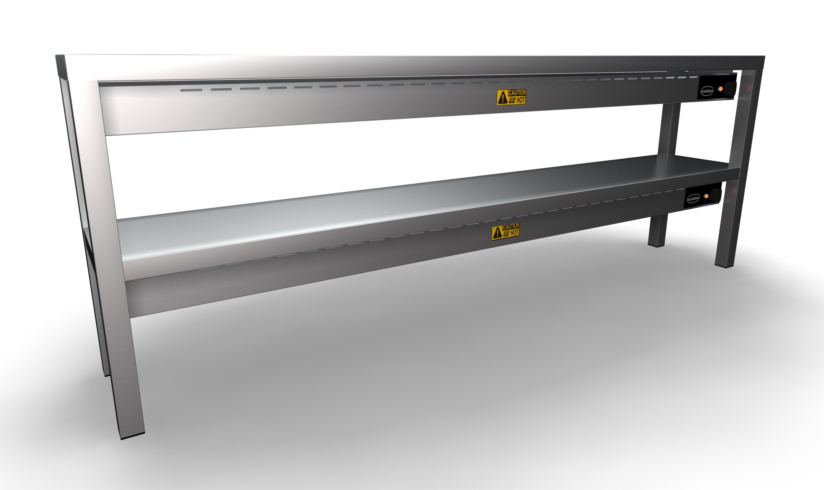 CombiSteel OVERSHELF CERAMIC HEATED 2 LEVELS 1800  10 HEATERS OF 250W
