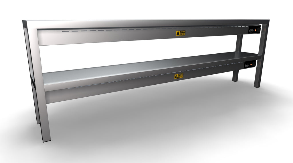 CombiSteel OVERSHELF CERAMIC HEATED 2 LEVELS 2000  12 HEATERS OF 250W