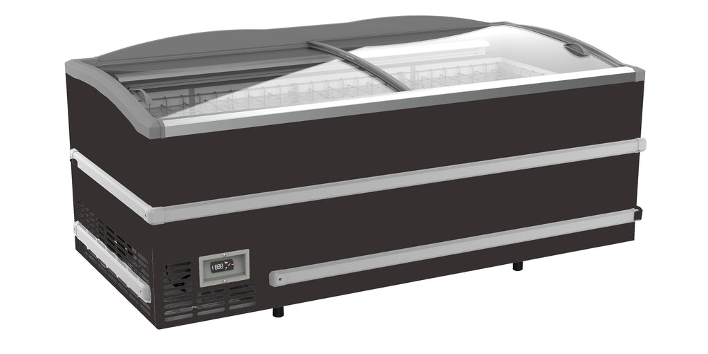 CombiSteel SUPERMARKET CHEST FREEZER BLACK HEAD ELEMENT  MANUAL DEFROST