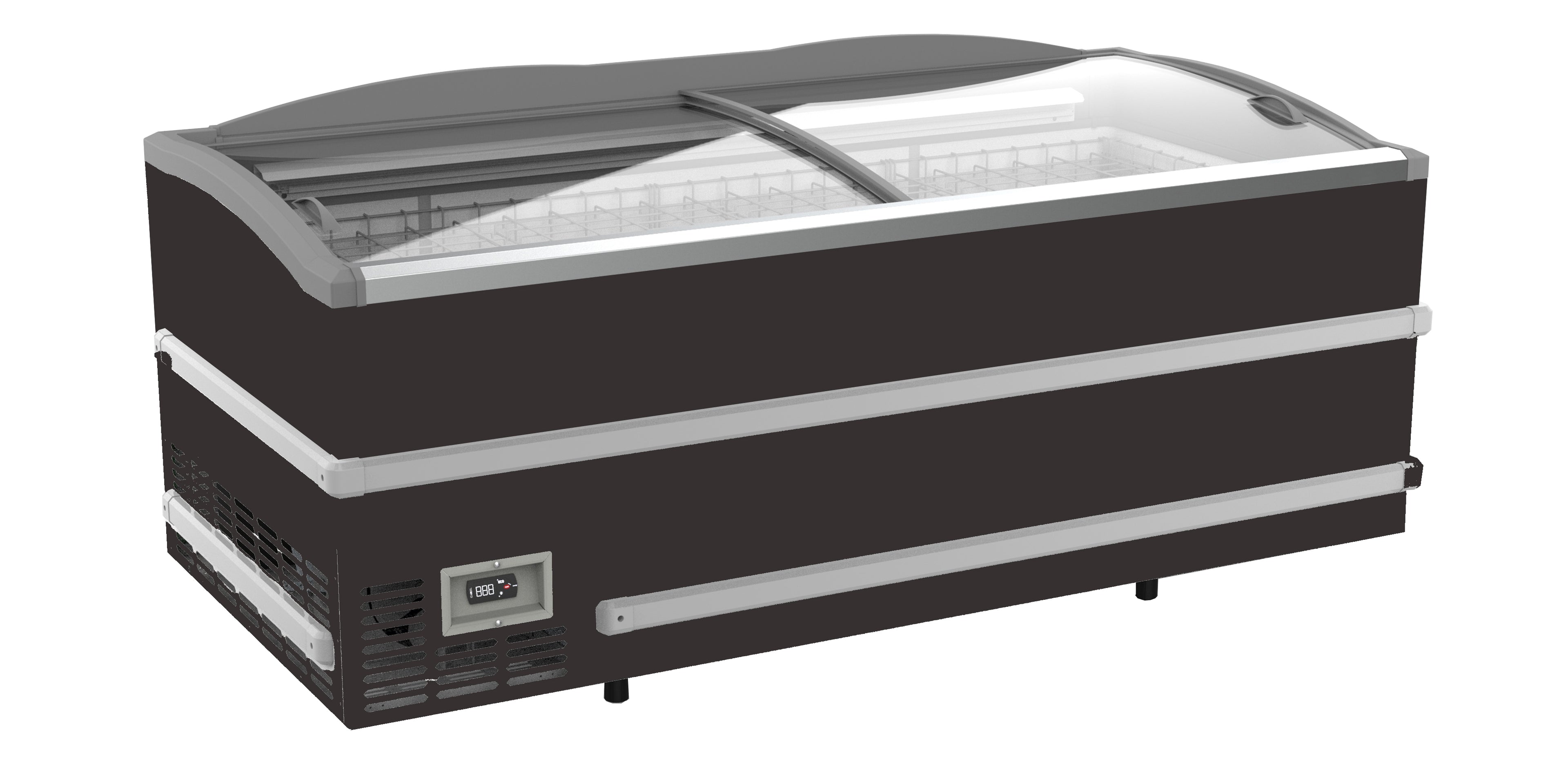 CombiSteel SUPERMARKET CHEST FREEZER BLACK HEAD ELEMENT  MANUAL DEFROST