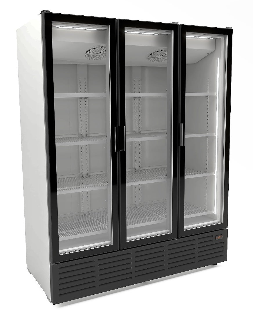 CombiSteel REFRIGERATOR 3 GLASS DOORS - WHITE 9002 – commercial catering equipment