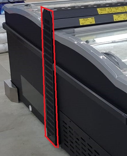 CombiSteel CHEST FREEZER JOINT SIDE BLACK  FOR ISLAND WITHOUT HEAD ELEMENT – commercial catering equipment