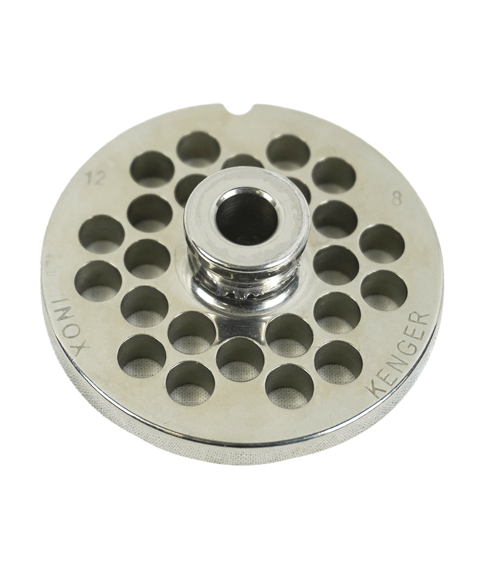 CombiSteel 8MM GRINDER PLATE FOR MEATGRINDER 12 - 90KG/H – commercial catering equipment