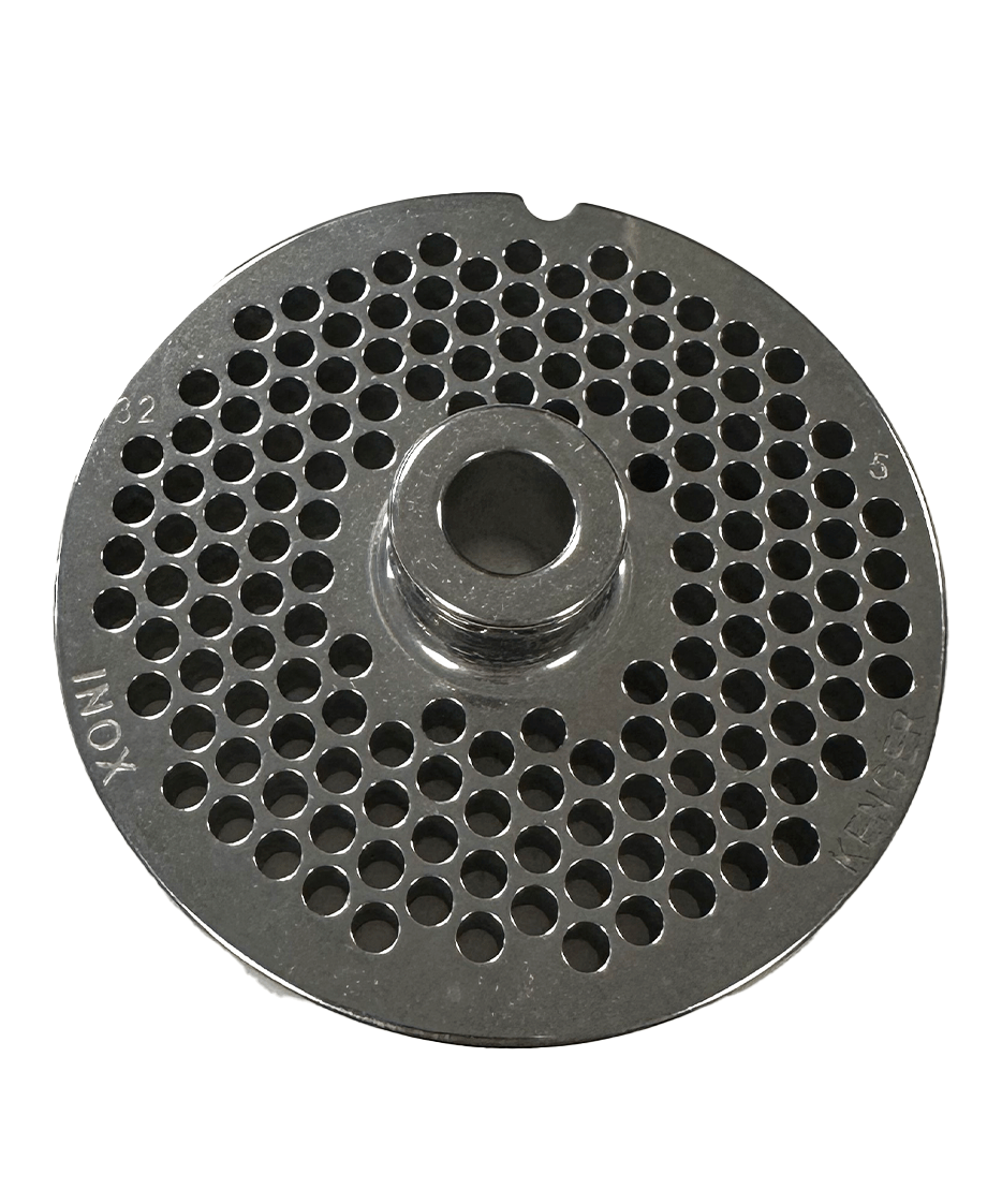 CombiSteel 5MM GRINDER PLATE FOR MEATGRINDER 32 - 750KG/H – commercial catering equipment
