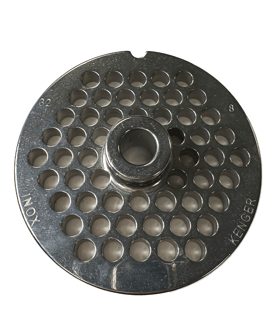CombiSteel 8MM GRINDER PLATE FOR MEATGRINDER 32 - 750KG/H – commercial catering equipment