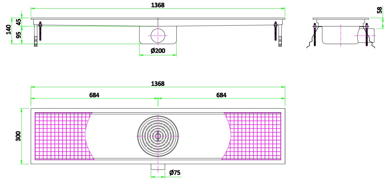 CombiSteel 300 FLOOR GRID 1368