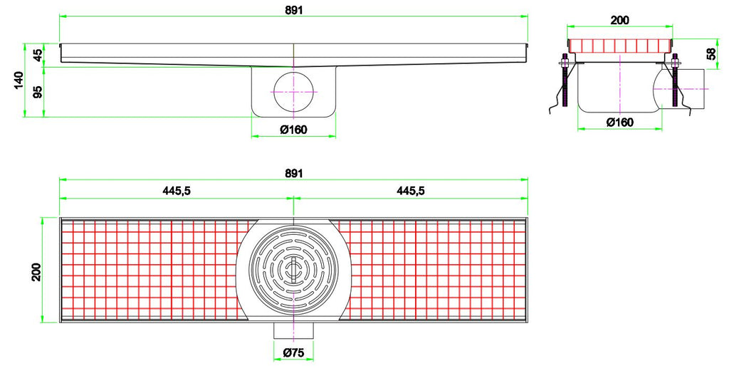 CombiSteel 200 FLOOR GRID 891