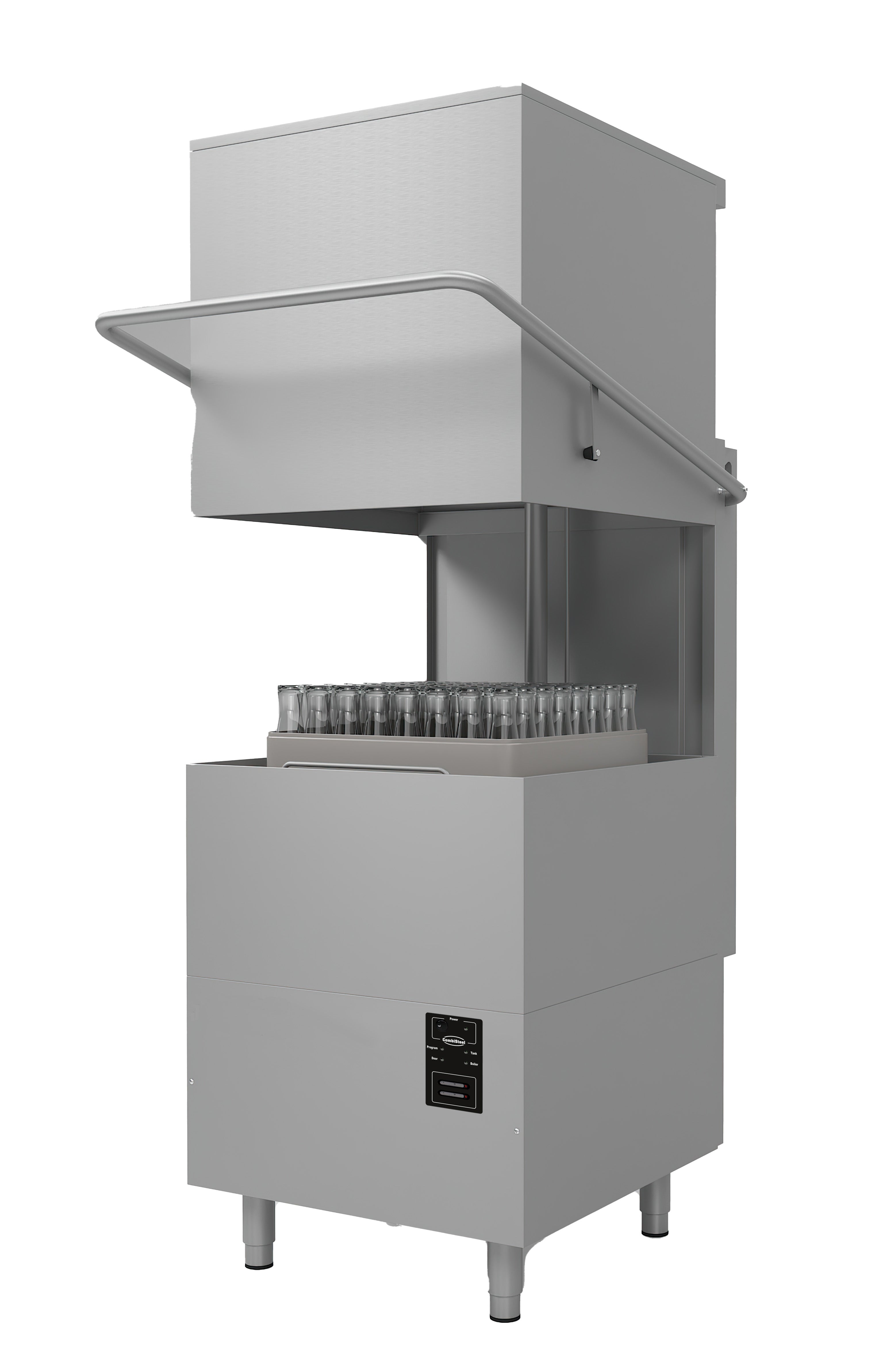 CombiSteel PASS-THROUGH DISHWASHER ENT 400 DP DDE   WITH DRAIN PUMP AND DETERGENT DISPENSER