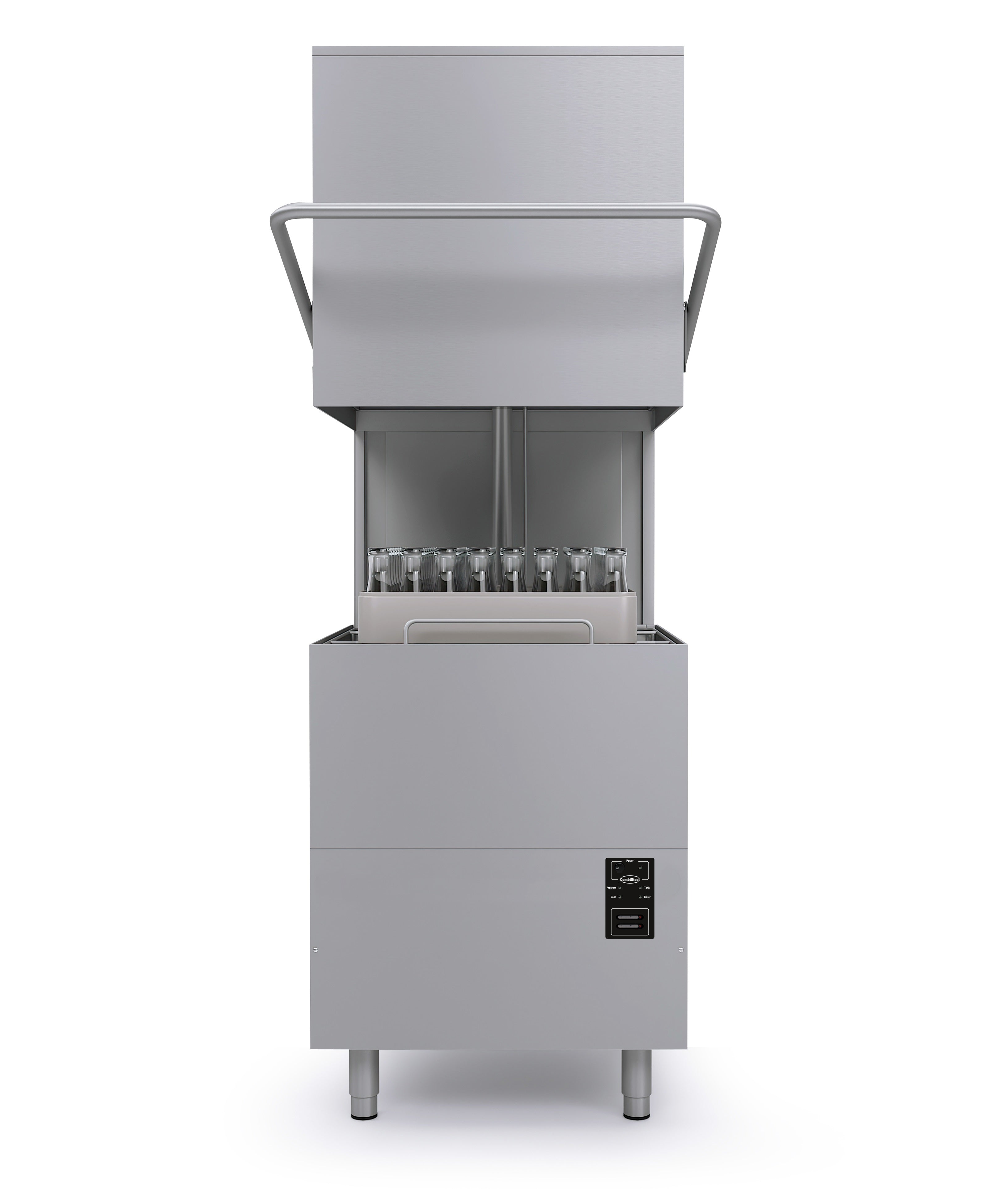 CombiSteel PASS-THROUGH DISHWASHER ENT 400 DP DDE   WITH DRAIN PUMP AND DETERGENT DISPENSER