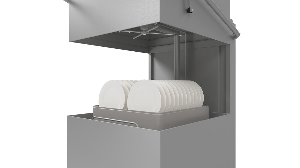 CombiSteel PASS-THROUGH DISHWASHER ENT 400 DP DDE   WITH DRAIN PUMP AND DETERGENT DISPENSER