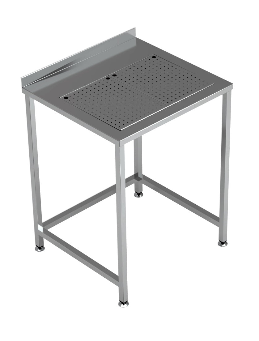 CombiSteel WORKTABLE WITH INTEGRATED DRIP-TRAY 700X650 – commercial catering equipment