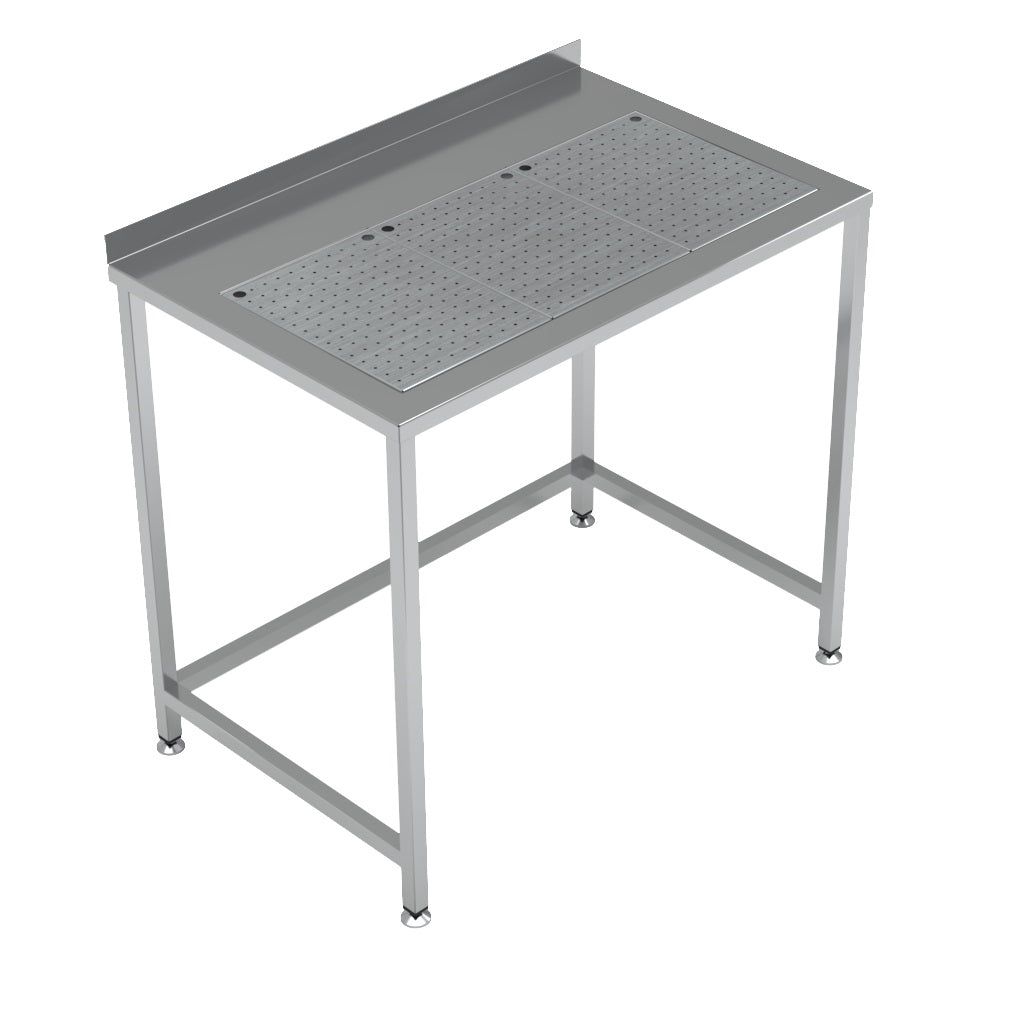 CombiSteel WORKTABLE WITH INTEGRATED DRIP-TRAY 1000X650 – commercial catering equipment