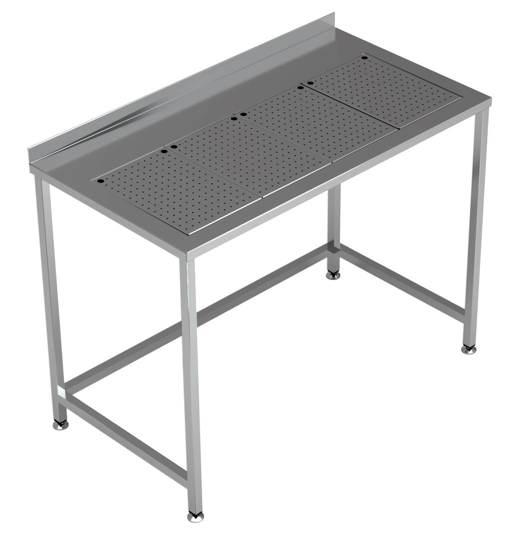 CombiSteel WORKTABLE WITH INTEGRATED DRIP-TRAY 1200X650 – commercial catering equipment