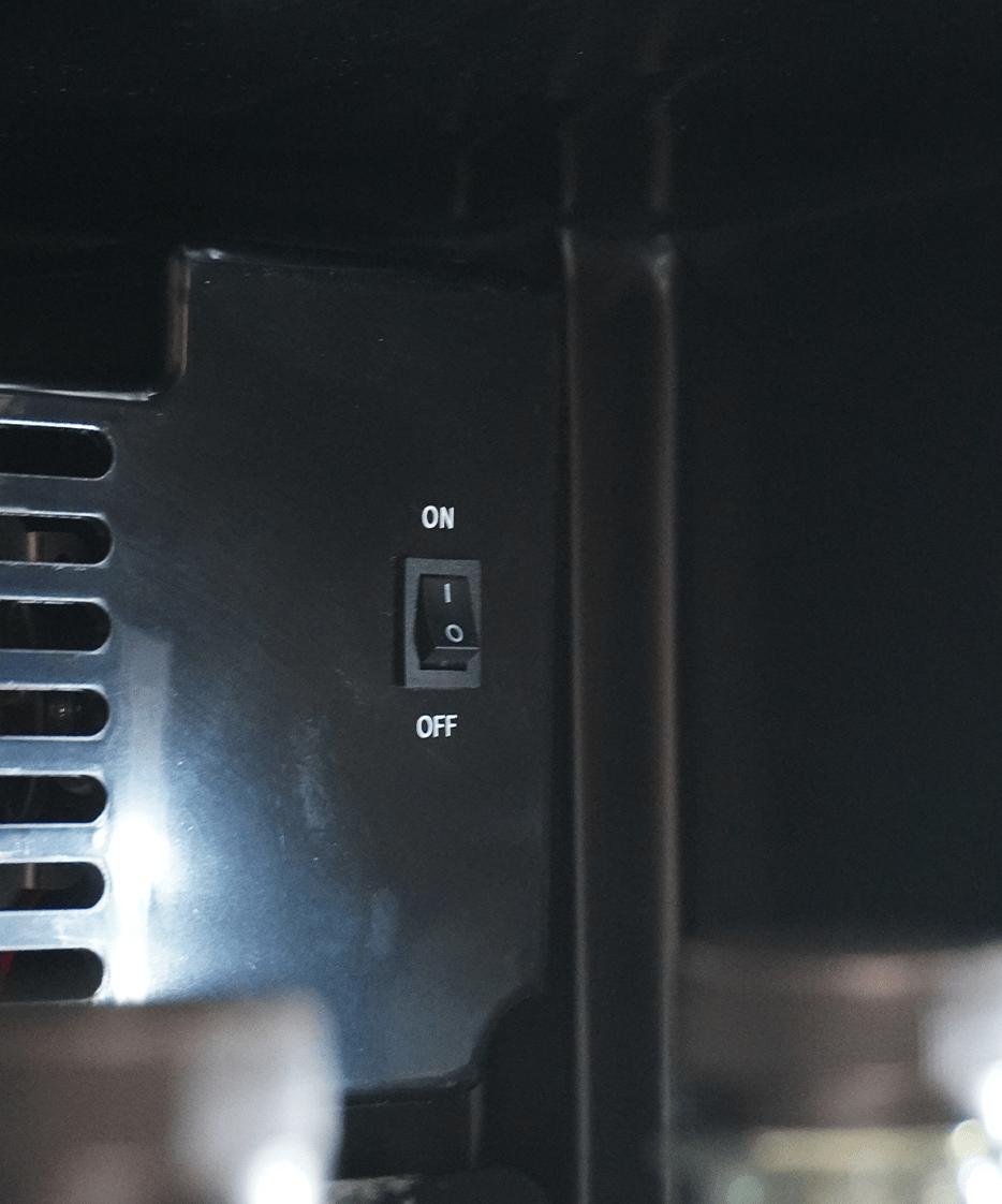 CombiSteel REFRIGERATOR 1 GLASS DOOR BLACK SVE-450 BL