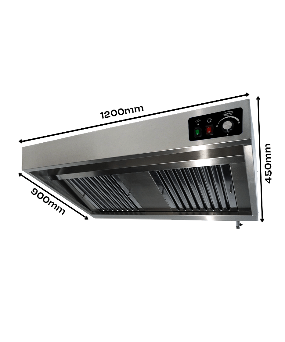 CombiSteel 900 WALL-MOUNTED HOOD COMPLETE 1200
