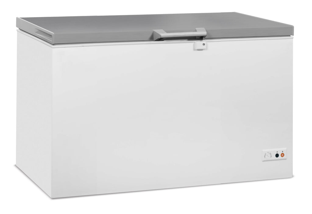 CombiSteel CHEST FREEZER SS COVER 407 L
