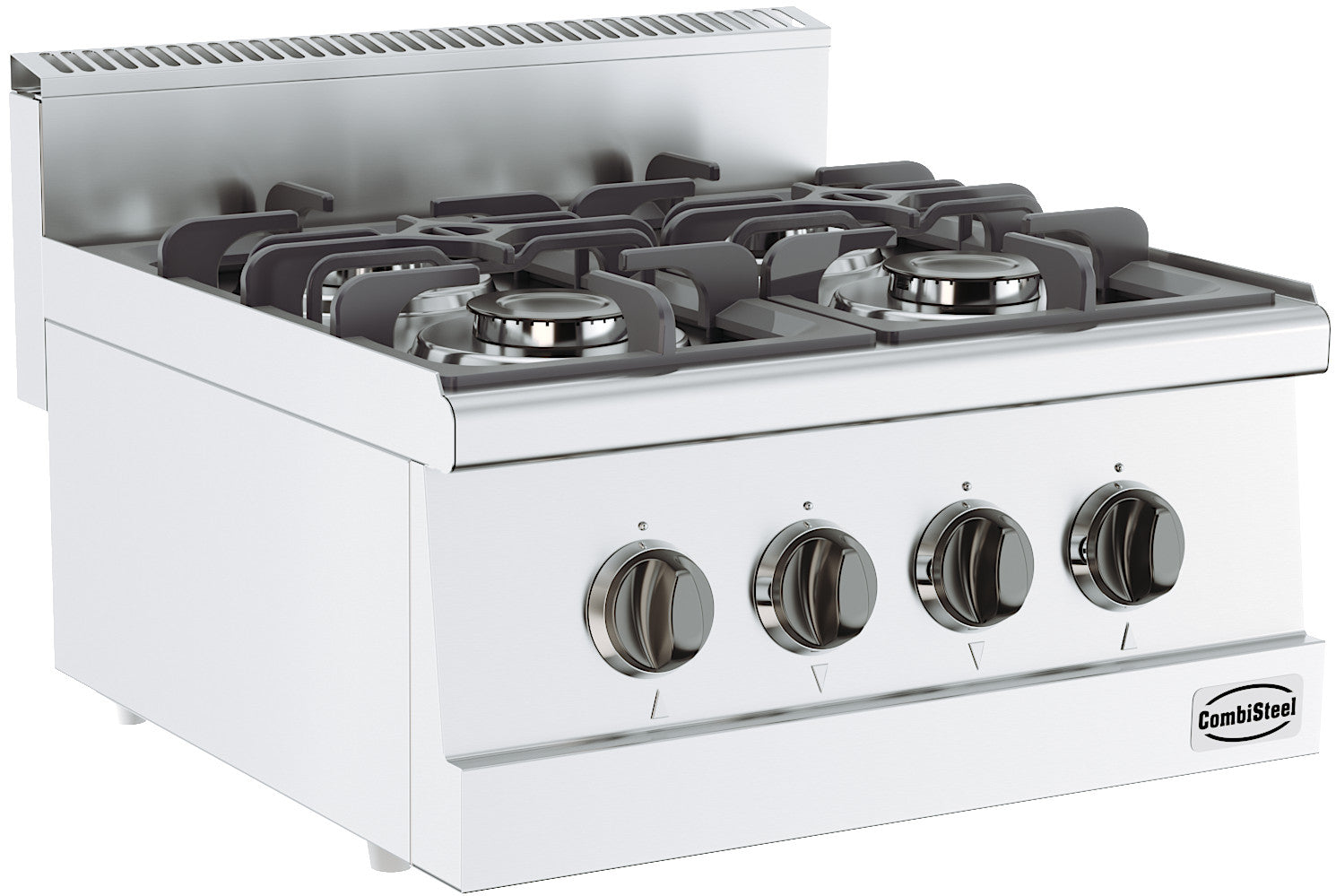CombiSteel 4-Burner Gas Range – Base 600 – commercial catering equipment
