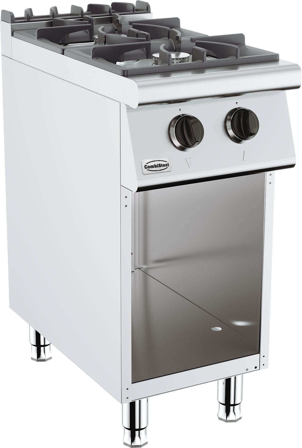 CombiSteel 2-Burner Gas Range – Base 700 – commercial catering equipment