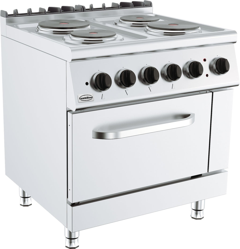 CombiSteel 4-Plate Electric Range – Base 700 – commercial catering equipment