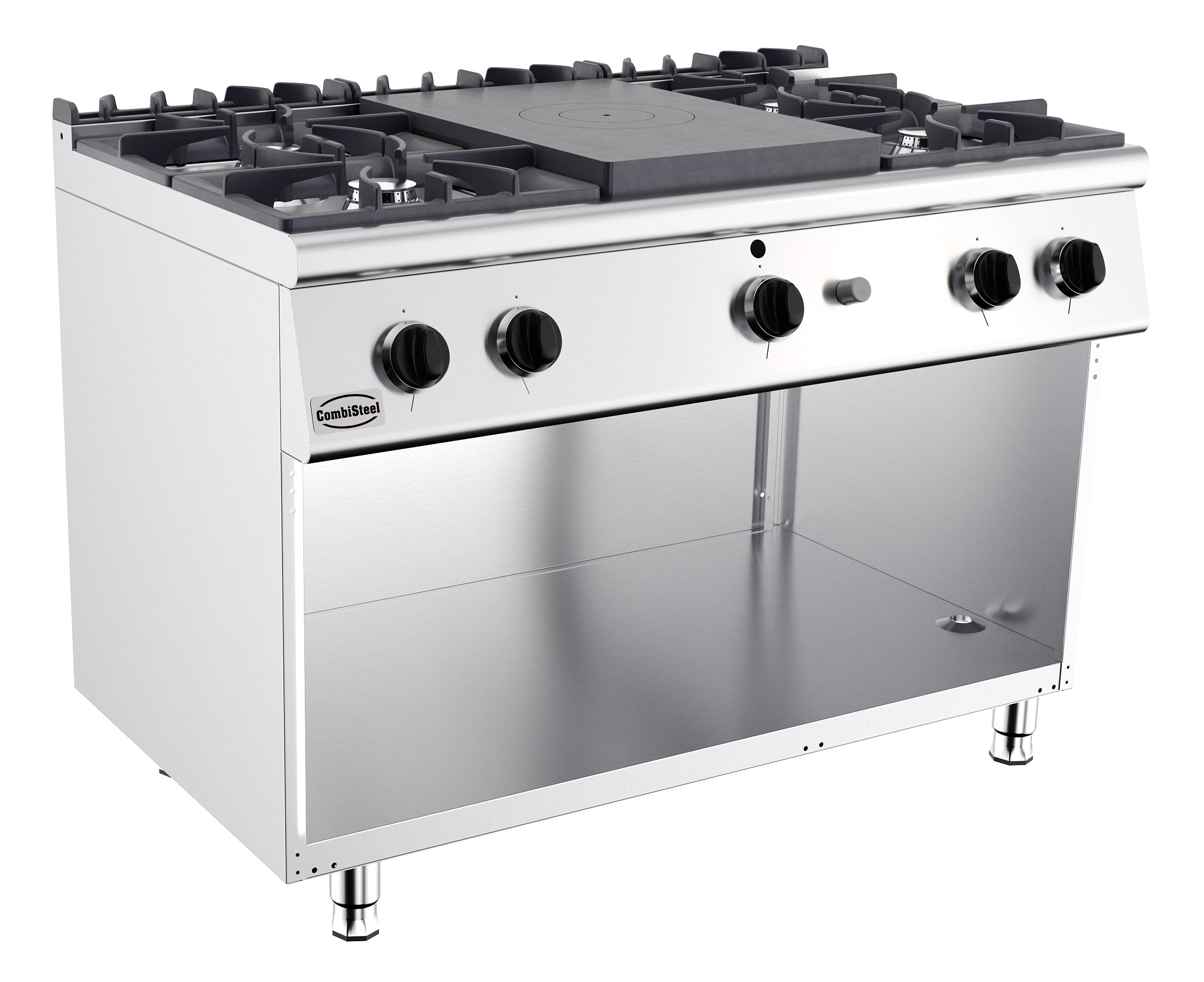 CombiSteel BASE 700 SOLID TOP RANGE GAS 4 BU – commercial catering equipment