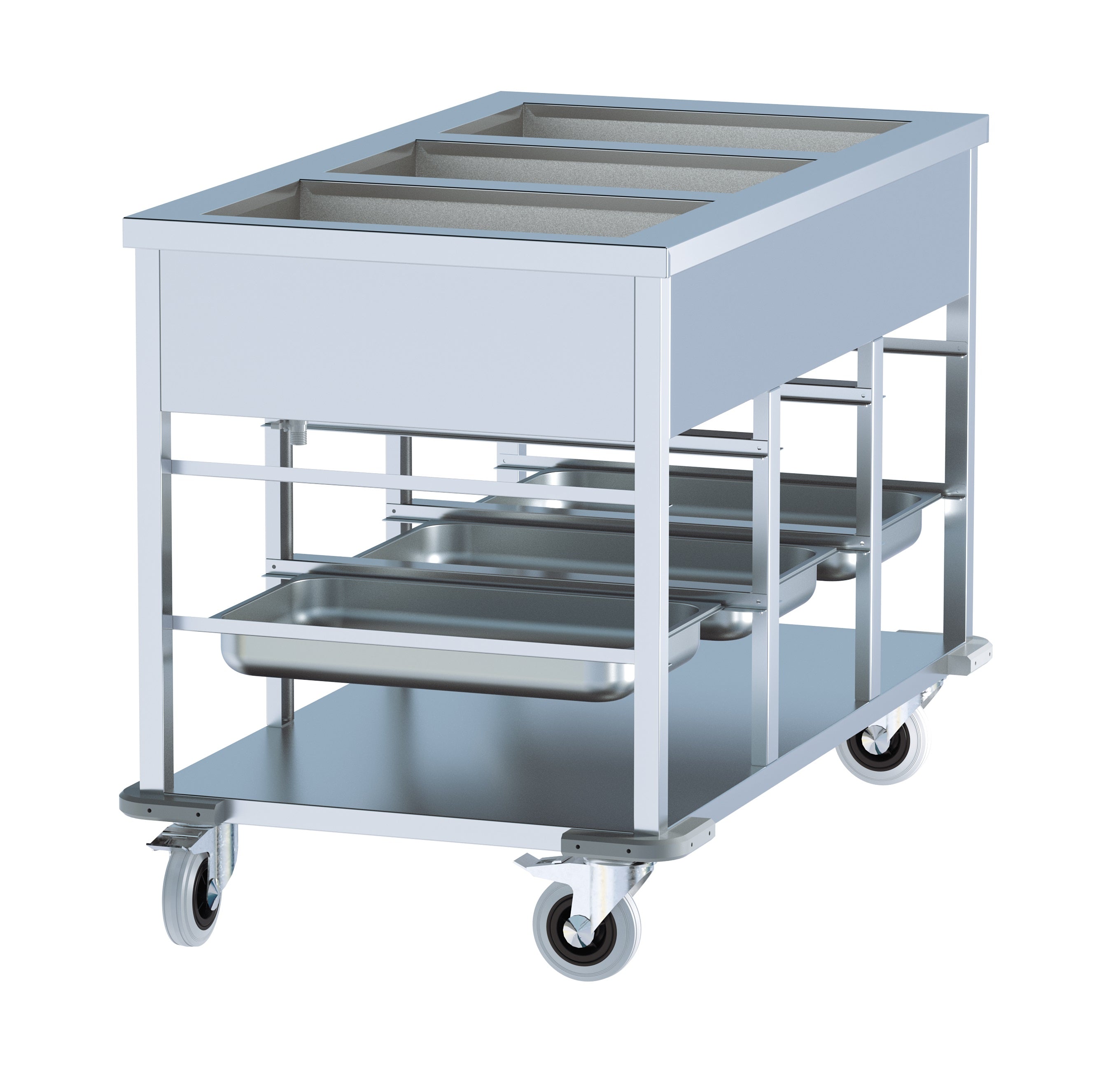 CombiSteel BAIN-MARIE TROLLEY 3/1