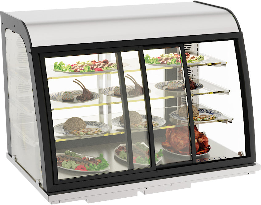 CombiSteel DROP-IN HEATED DISPLAY 140L SLIDING DOORS – commercial catering equipment