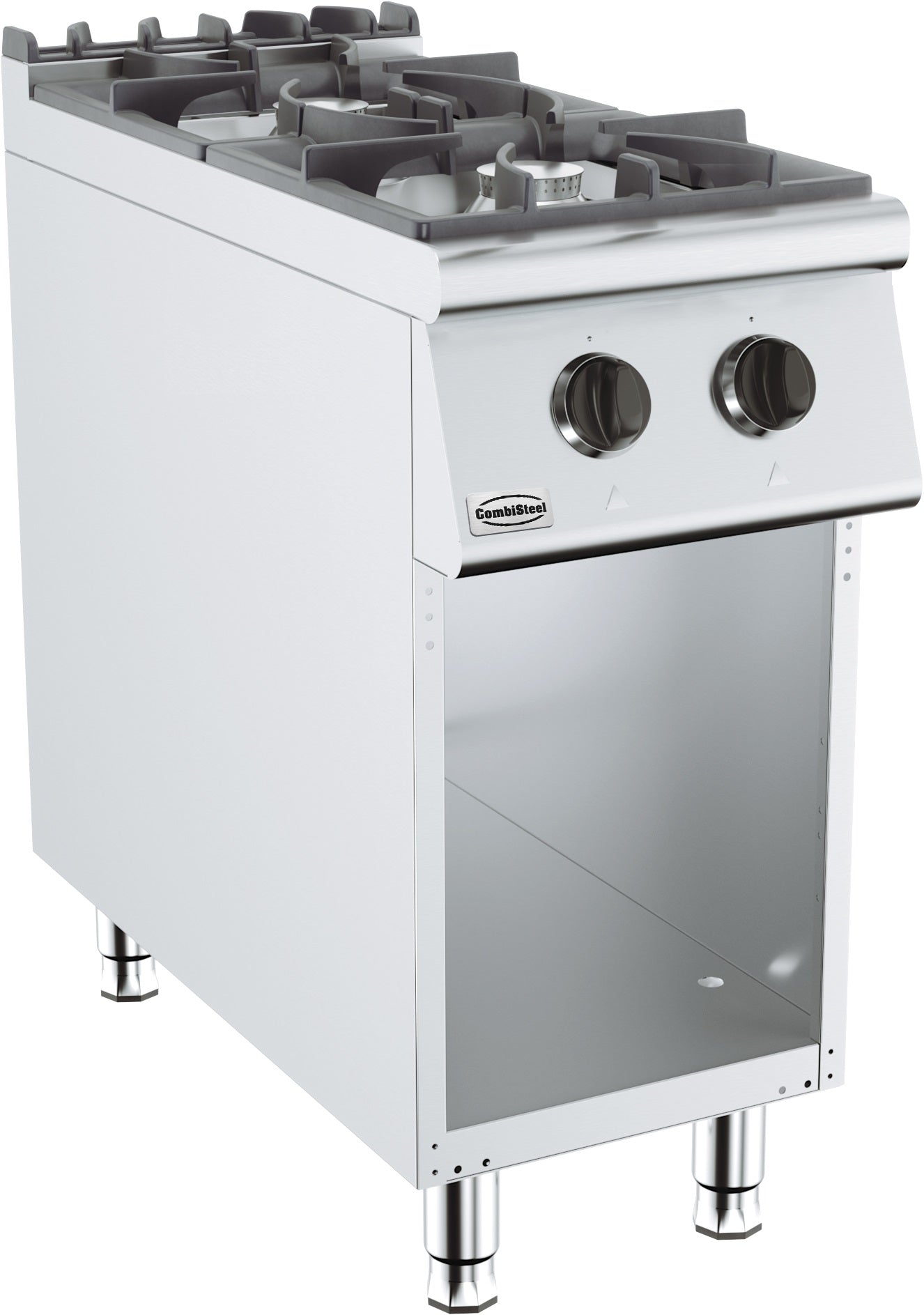 CombiSteel 2-Burner Gas Range – Base 900 – commercial catering equipment