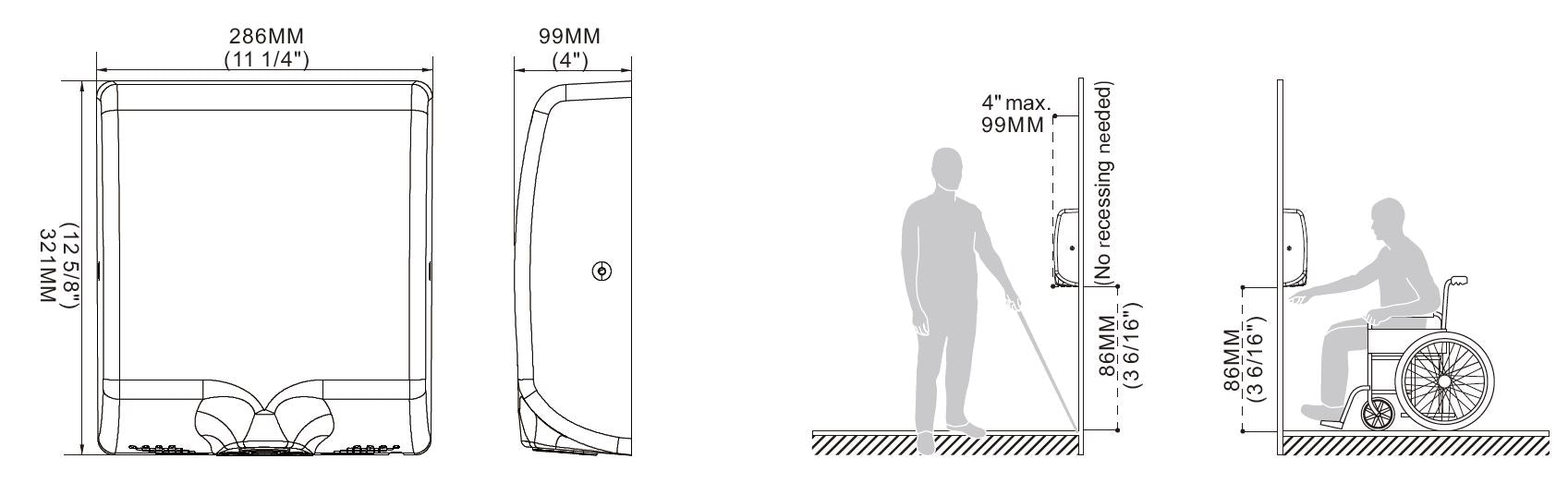 CombiSteel HAND DRYER HD-30