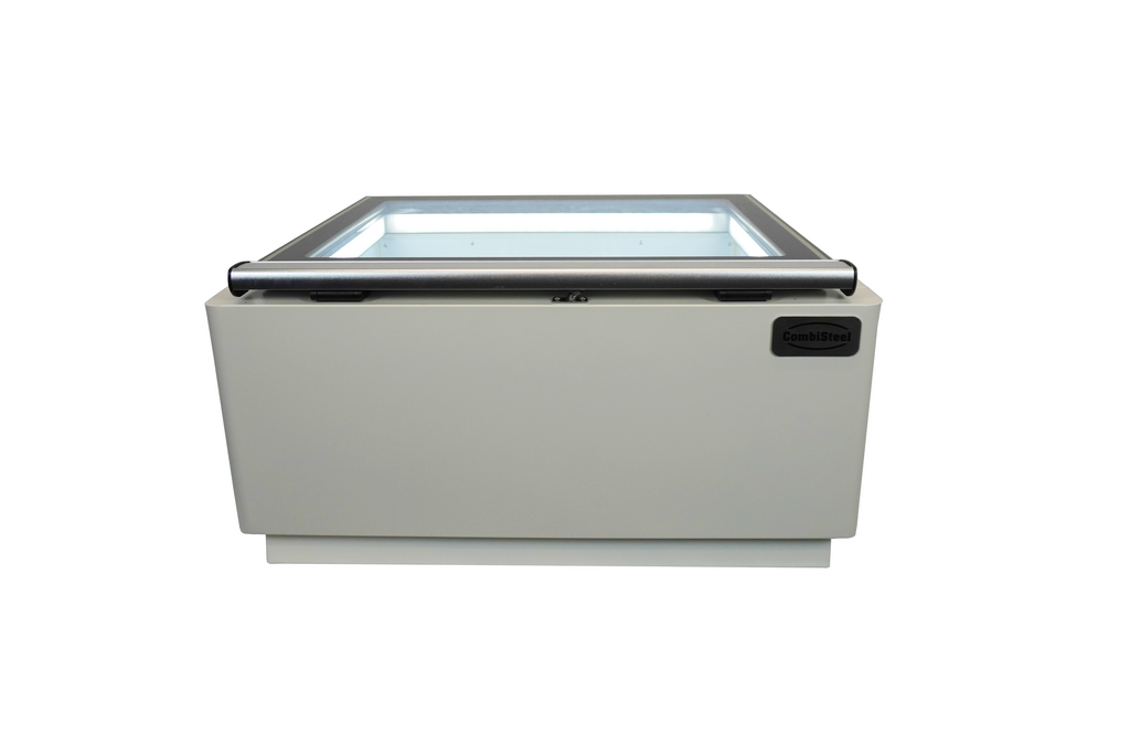 CombiSteel COUNTERTOP MODEL ICE CREAM DISPLAY WHITE  OPENS ON THE OPERATING SIDE