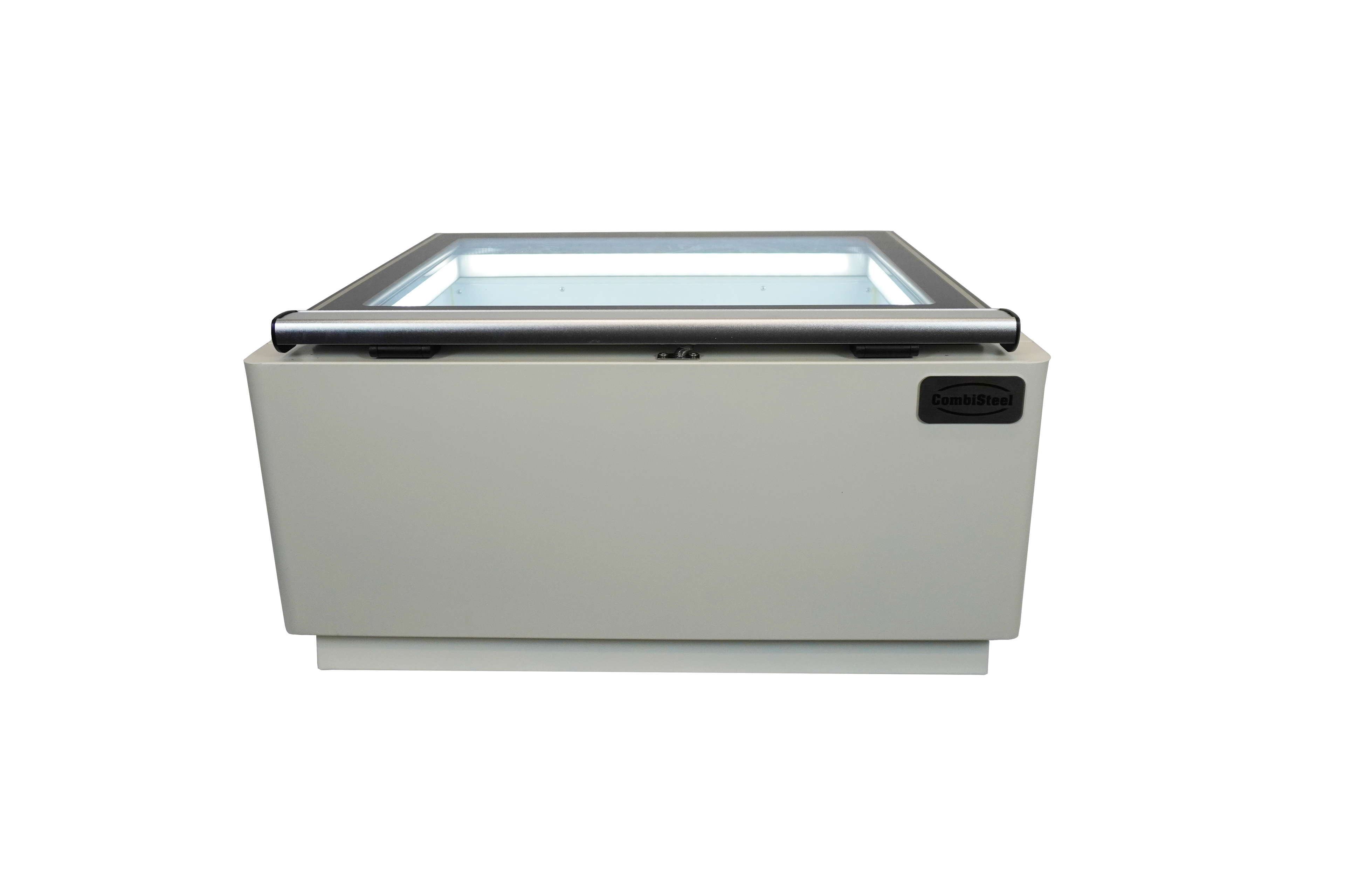 CombiSteel COUNTERTOP MODEL ICE CREAM DISPLAY WHITE  OPENS ON THE OPERATING SIDE