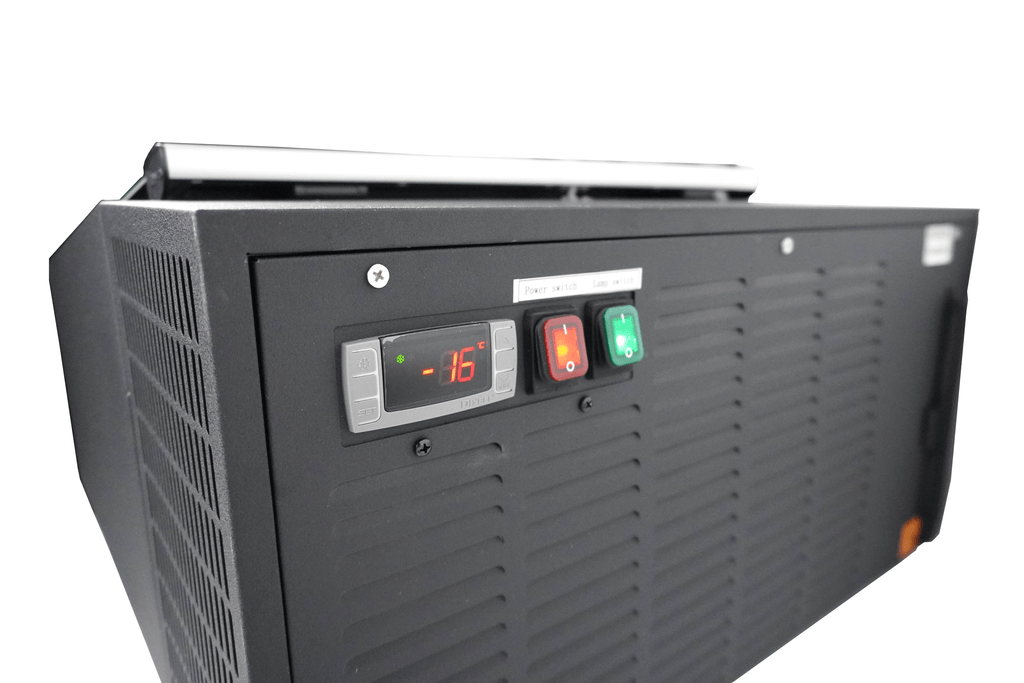 CombiSteel COUNTERTOP MODEL ICE CREAM DISPLAY BLACK  OPENS ON THE CUSTOMER SIDE