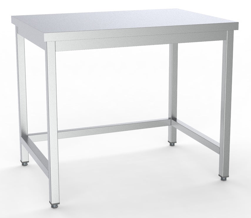 CombiSteel 600 WORKTABLE OPEN FRAME FLAT PACKED 1600 – commercial catering equipment