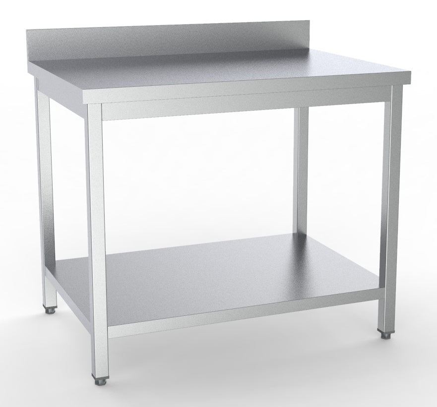 CombiSteel 600 WORKTABLE BOTTOM SHELF UPSTAND FLAT PACKED 900 – commercial catering equipment